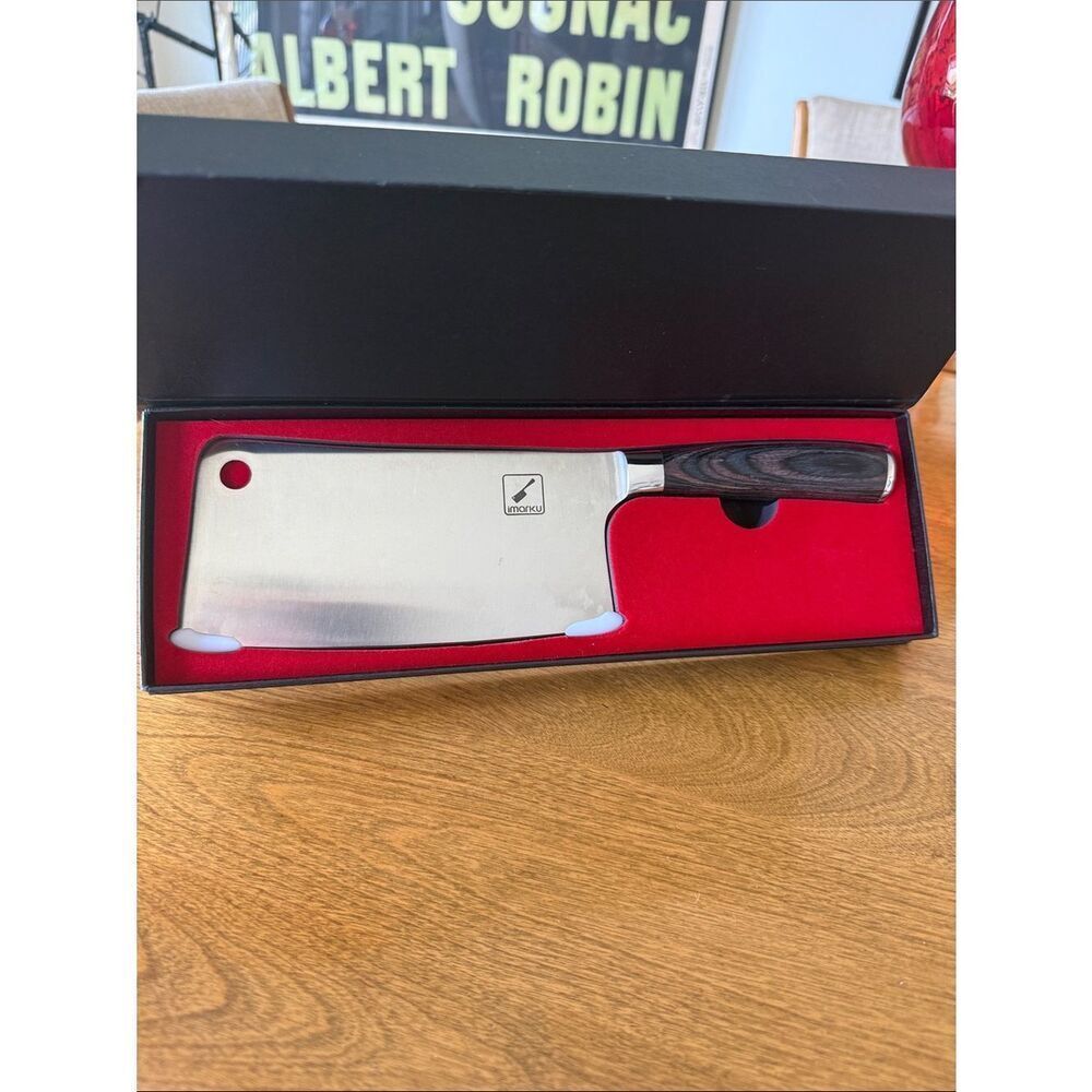 Imarku 7" Butcher Knife German Cleaver Knife